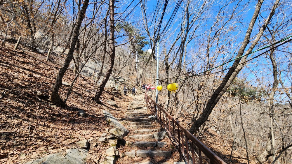 정상 가는 길